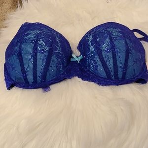 Candies Bra 34D sky blue and Royal Blue